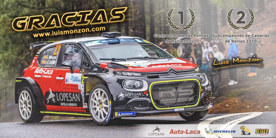 luis monzón rally islas canarias victoria